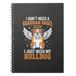 Cuaderno Perro Ángel de la Guarda Bulldog