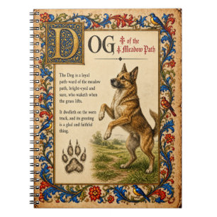 Cuaderno Perro, Arte de Bestiario Medieval