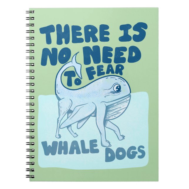 Cuaderno Perro ballena criatura divertida (Frente)