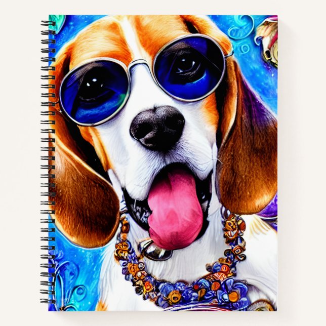 Cuaderno Perro Beagle Funky (Anverso)