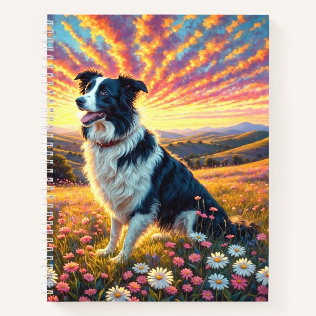 Cuaderno Perro Border Collie (Anverso)