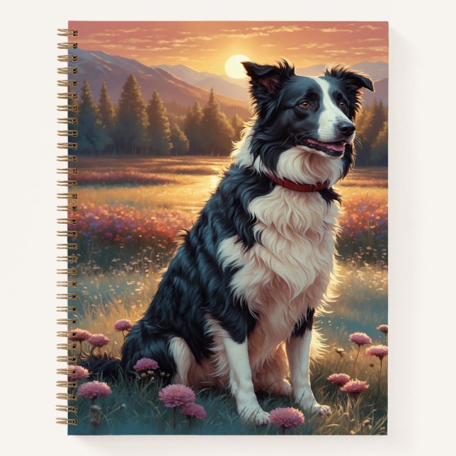 Cuaderno Perro Border Collie (Anverso)