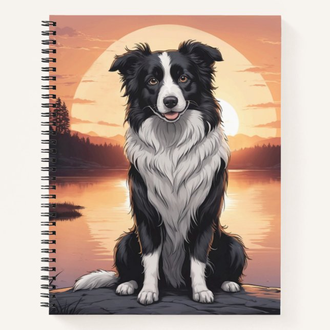 Cuaderno Perro Border Collie (Anverso)