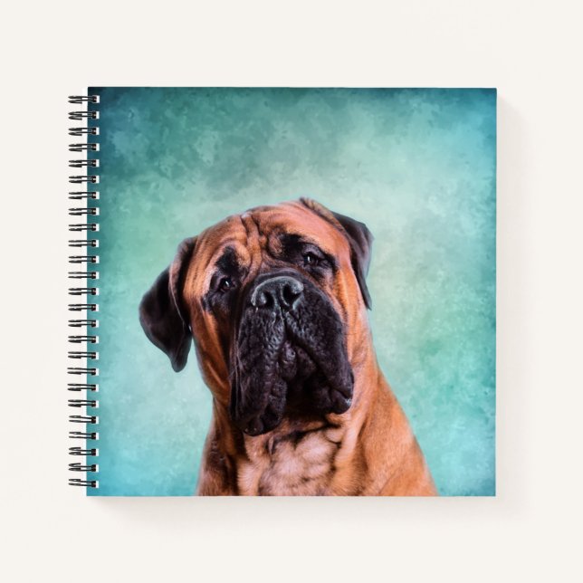 Cuaderno Perro Bullmastiff (Anverso)