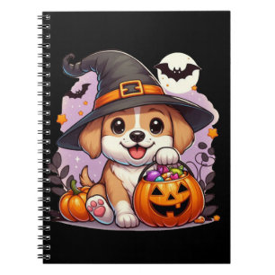 Cuaderno Perro/cachorro de Halloween