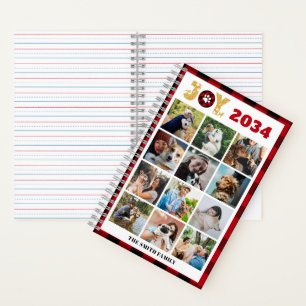 Cuaderno Perro Collage de fotos personalizado Perro Lover R