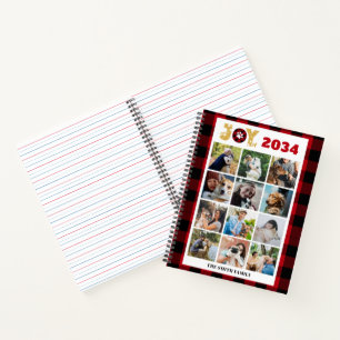 Cuaderno Perro Collage de fotos personalizado Perro Lover R