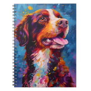 Cuaderno Perro colorido británico