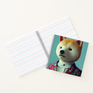 Cuaderno Perro con traje