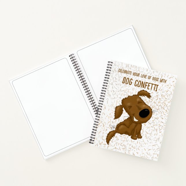 Cuaderno Perro Confetti Shedding Perro (Interior)