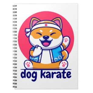 Cuaderno perro conoce a karate