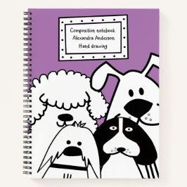 Cuaderno Perro Cute Doodle