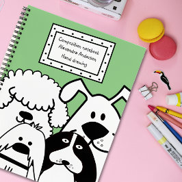 Cuaderno Perro Cute Doodle