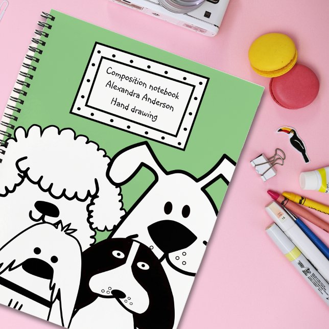 Cuaderno Perro Cute Doodle (Subido por el creador)
