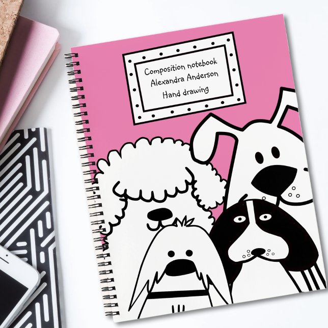 Cuaderno Perro Cute Doodle (Subido por el creador)