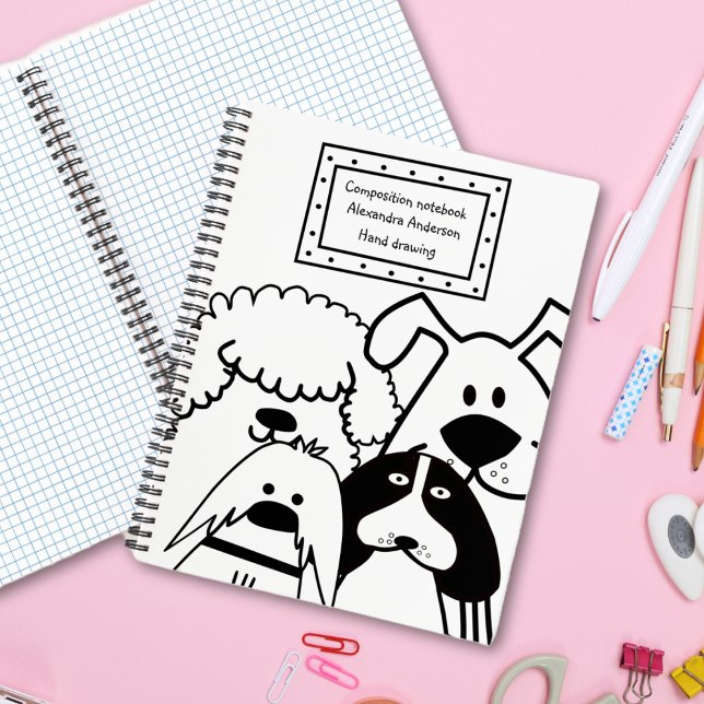 Cuaderno Perro Cute Doodle (Cute Dog Doodle Notebook)