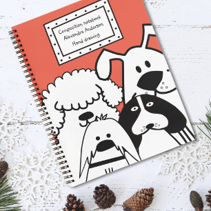 Cuaderno Perro Cute Doodle