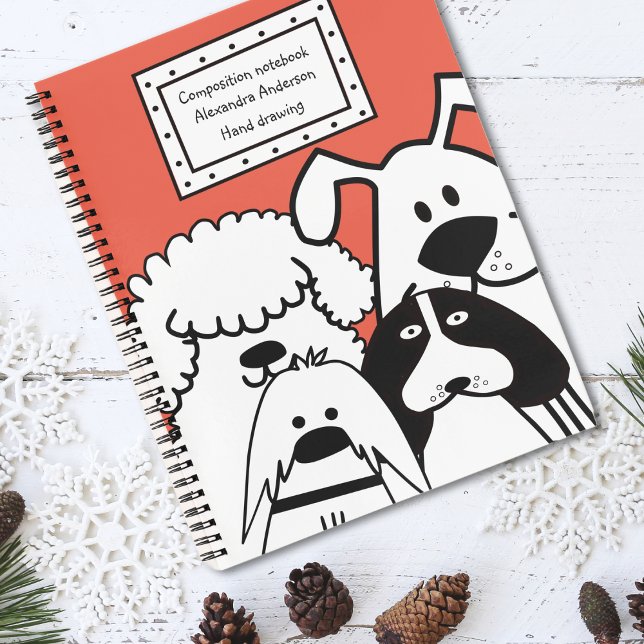 Cuaderno Perro Cute Doodle (Subido por el creador)