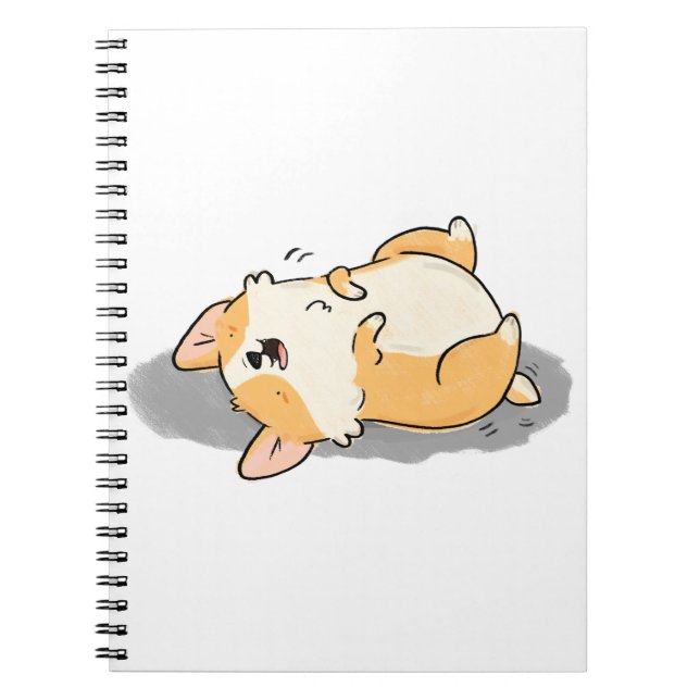 Cuaderno Perro Cute Kawaii Corgi (Frente)