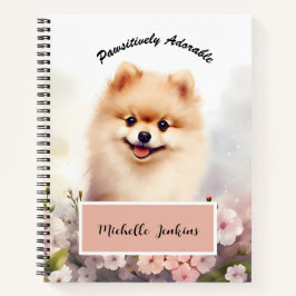 Cuaderno Perro Cute, Pomerania