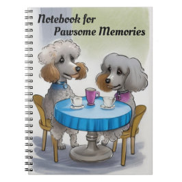 Cuaderno Perro Cute Poodle