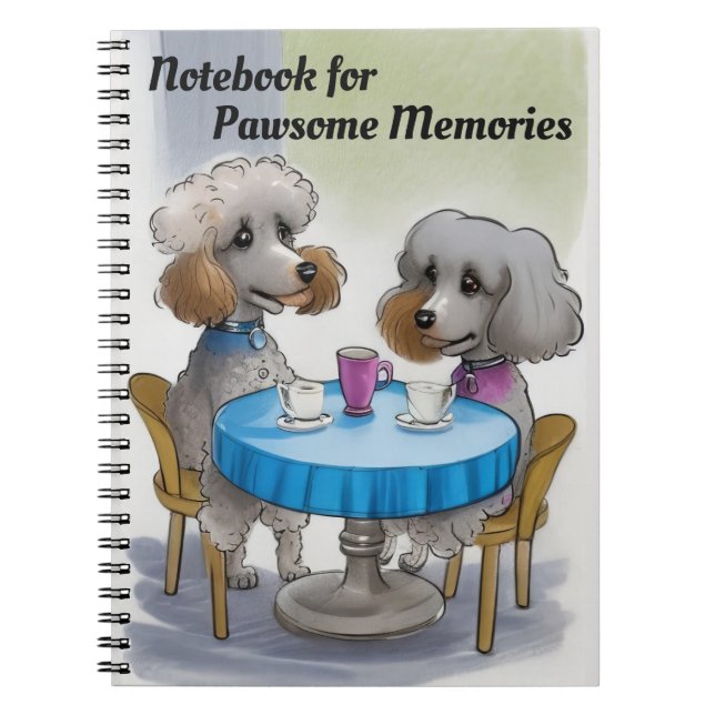 Cuaderno Perro Cute Poodle (Frente)