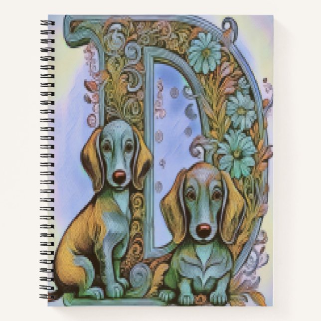 Cuaderno Perro D Alfabeto  (Anverso)