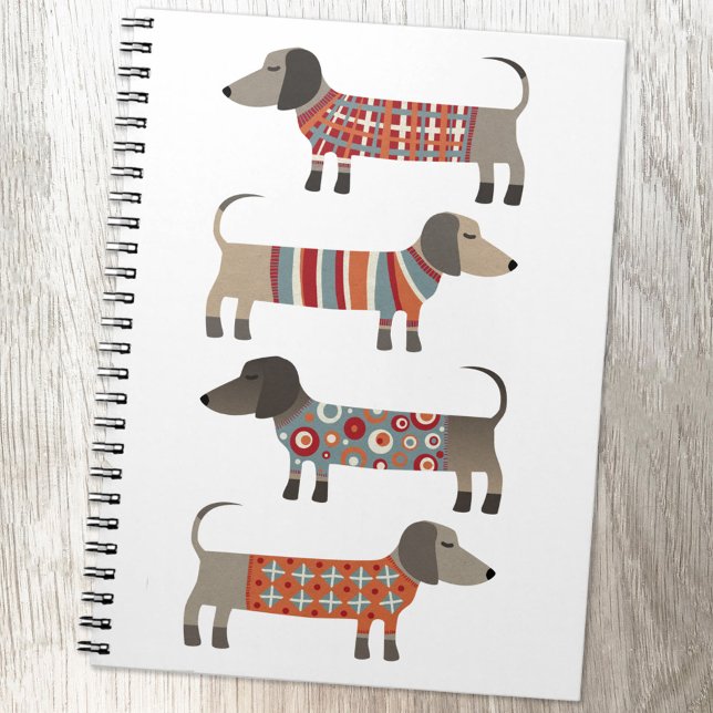 Cuaderno Perro Dachshund Sausage (Dachshund Wiener Sausage Dog notebook)