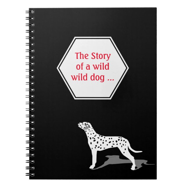 Cuaderno Perro dálmata lindo (Frente)