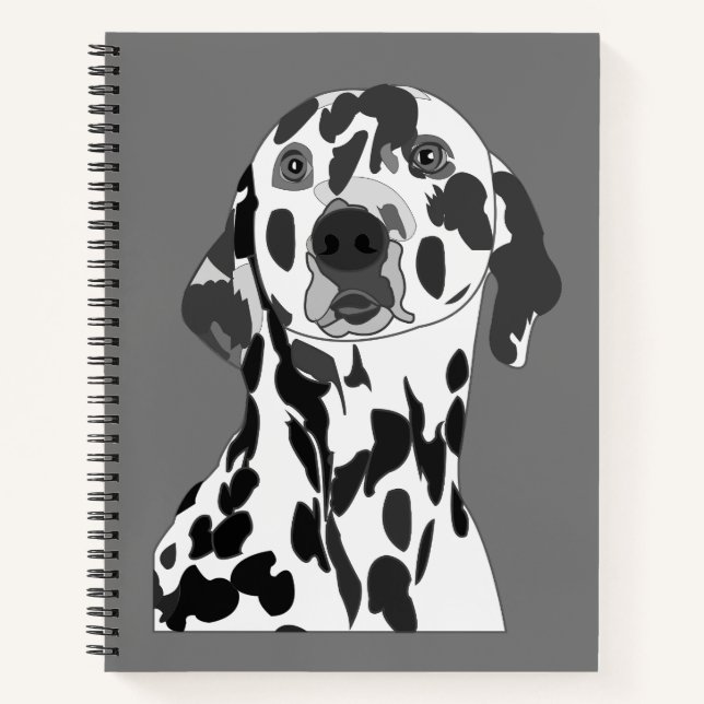 Cuaderno Perro dálmata mascota  (Anverso)