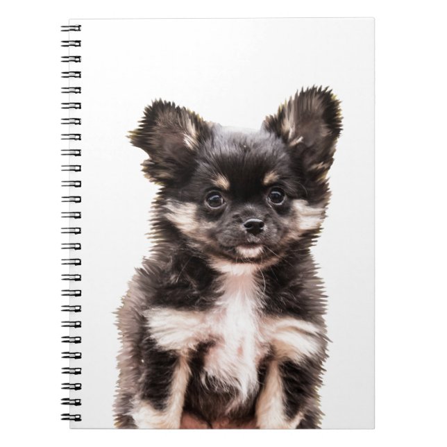 Cuaderno Perro de cachorro chihuahua (Frente)