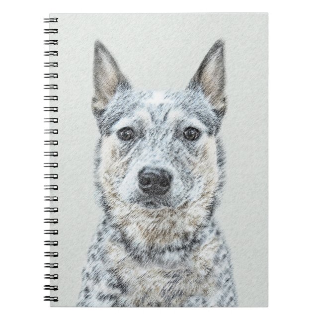 Cuaderno Perro de ganado australiano - Arte de perro origin (Frente)
