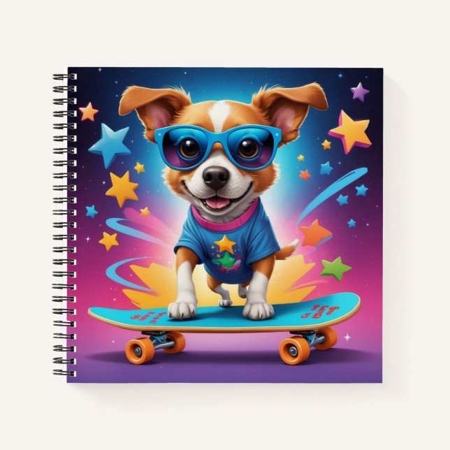 Cuaderno Perro de Guay Skater (Anverso)