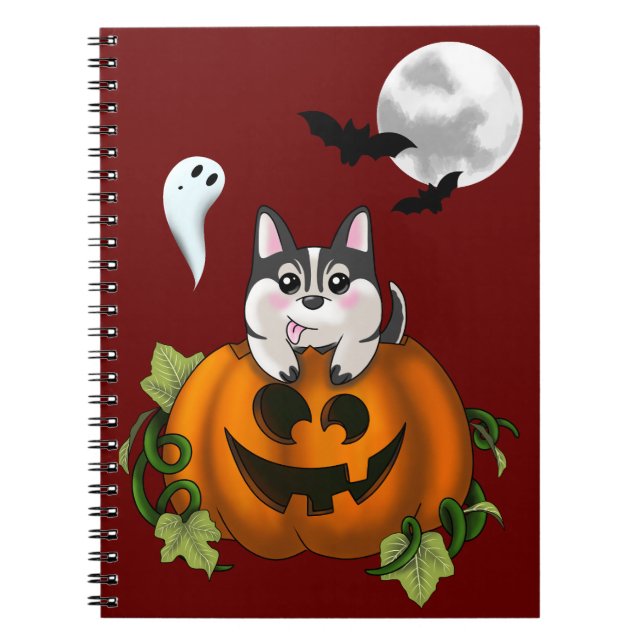 Cuaderno Perro de Halloween (Frente)