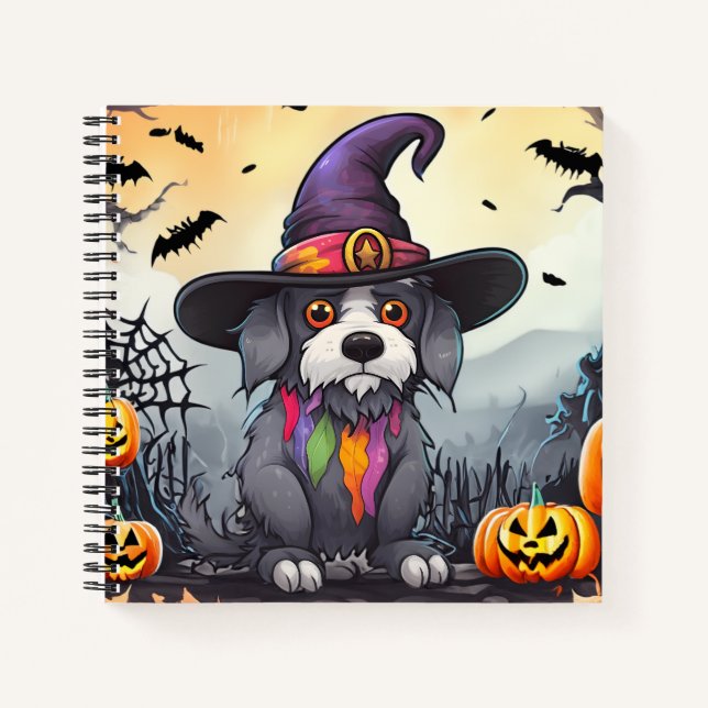 Cuaderno Perro de Halloween (Anverso)
