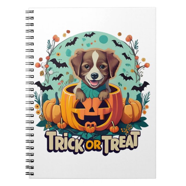Cuaderno Perro de Halloween 1 (Frente)