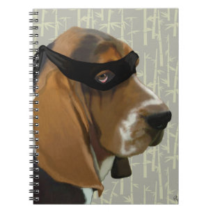 Cuaderno Perro de la coraza basset de Ninja