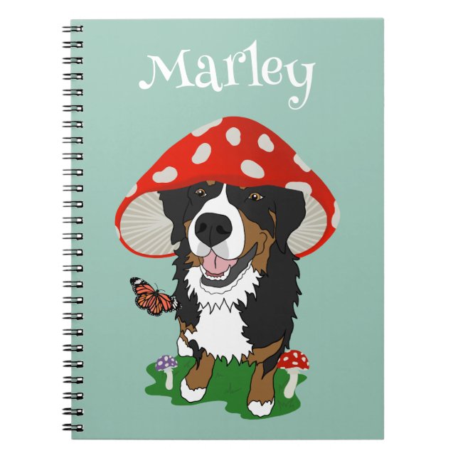 Cuaderno Perro de montaña de Bernese (Frente)