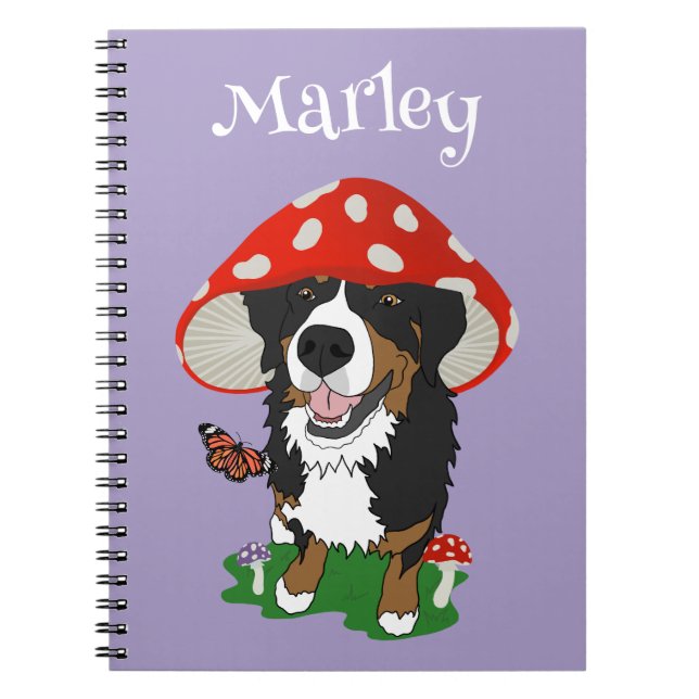 Cuaderno Perro de montaña de Bernese (Frente)