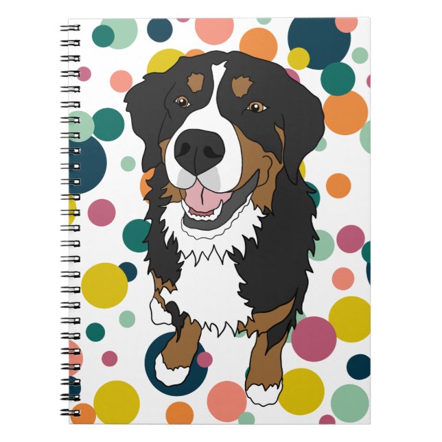 Cuaderno Perro de montaña de Bernese (Frente)