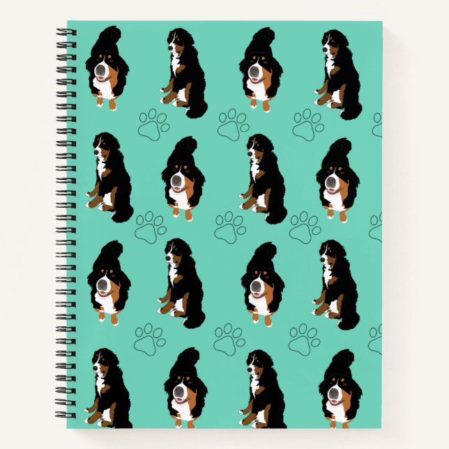 Cuaderno Perro de montaña de Bernese (Anverso)