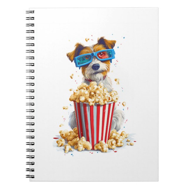 Cuaderno Perro de palomitas � Perro de Noche de Cine (Frente)