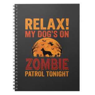 Cuaderno Perro de Patrulla Zombie Halloween
