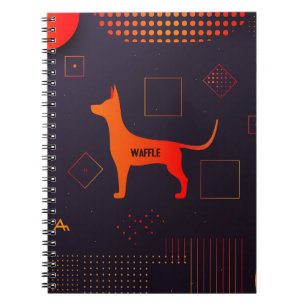 Cuaderno Perro de Personalizable de alta tecnología