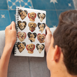 Cuaderno Perro de Valentine Golden Retriever