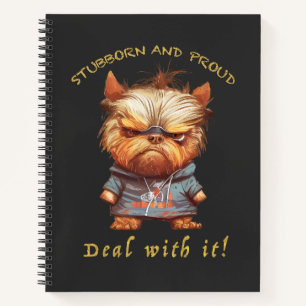 Cuaderno Perro de Yorkshire Traucaba Con Ti Amorable
