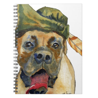 Cuaderno Perro del boxeador de Sherwood