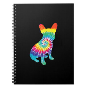 Cuaderno perro del tintineo bulldog hippie francés rega