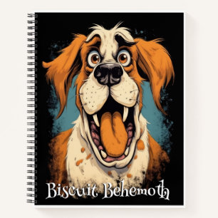Cuaderno Perro Divertido Monstruo: Bestia de Galleta