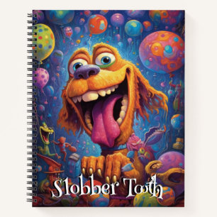 Cuaderno Perro Divertido Monstruo: Diente Baba